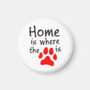 Recherche de citations de chien magnets Empreinte de patte