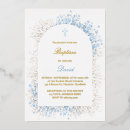 Recherche de bleu baptême invitations Catholique