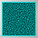 Recherche de labyrinthe posters Énigme