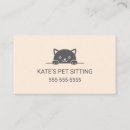Recherche de de chat noir cartes visite Garde d'animaux de compagnie