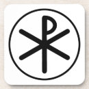 Recherche de symbole chrétien dessous de verres Jésus