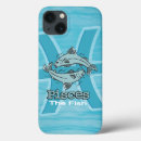 Recherche de poissons ipad coques Bleu