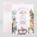 Recherche de kitten party invitations D'anniversaire