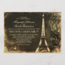 Recherche de tour eiffel vintage invitations Français