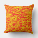 Recherche de camouflage rouge coussins Orange