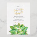 Recherche de succulent mariage invitations Boho