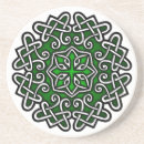 Recherche de celtic dessous de verres Vert