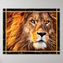 Recherche de visage lion posters Gros chat