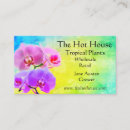 Recherche de orchidée tropicale cartes visite Orchidées