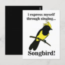 Suche nach singvogel postkarten Vogelliebhaber
