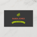 Recherche de peigne de cheveux cartes visite Logo