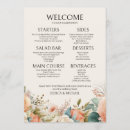 Recherche de watercolor mariage menus Botanique