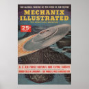 Recherche de illustrated posters Ufo