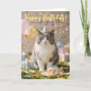 Recherche de de chat anniversaire cartes Amusant