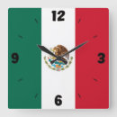 Recherche de mexique horloges Drapeau