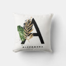 Recherche de feuille tropicale coussins Aquarelle