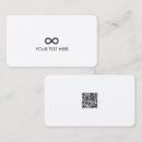 Recherche de symbole infini cartes visite Slogan