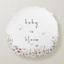 Recherche de baby shower filles coussins Floral