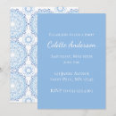 Recherche de motif mandala invitations Bleu