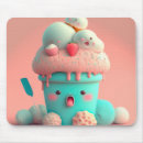 Recherche de glace kawaii tapis souris Rose