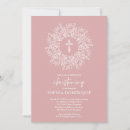 Recherche de croix religieuse invitations Baby girl