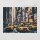 Recherche de taxi jaune cartes postales Taxis