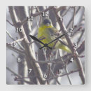 Recherche de finition horloges Oiseau jaune