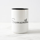 Recherche de typographie élégante tasses Minimaliste
