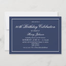 Recherche de blanc bleu marine invitations Classique