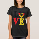 Recherche de héritage allemand tshirts Drapeau