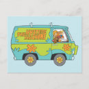 Recherche de mystère cartes postales Personnage de dessin