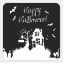 Suche nach schwarzes haus aufkleber Happy halloween