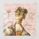 Recherche de marie antoinette anniversaire invitations Vintage
