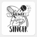 Recherche de chanteur autocollants J'adore chanter