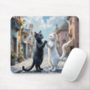 Recherche de noir et blanc chat tapis souris Animal