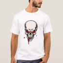 Recherche de crâne rouge tshirts Squelette