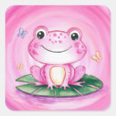 Recherche de grenouille rose autocollants Mignon