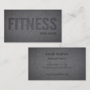 Recherche de forme physique cartes visite Instructeur