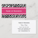 Recherche de zebre cartes visite Customer