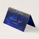 Recherche de bleu royal or cartes visite Maquillage