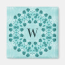 Suche nach elegantes blumenmuster magnete Blau