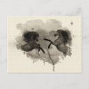 Recherche de peintures de cheval cartes postales Noir et blanc