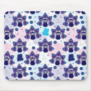 Recherche de motif exotique tapis souris Bleu