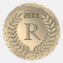 Recherche de guirlande de laurier autocollants Monogramme