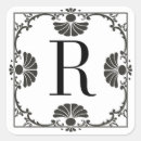 Suche nach monogramm r aufkleber Brief