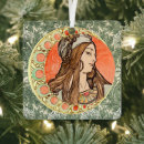 Suche nach alphonse mucha ornamente Schöne frau
