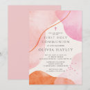 Recherche de première moderne petite communion invitations De sainte