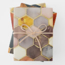 Recherche de peigne de miel papier cadeau Abstrait