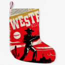 Recherche de cowboy chaussette de noël Vintage