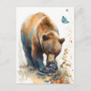 Recherche de manger cartes postales Illustration